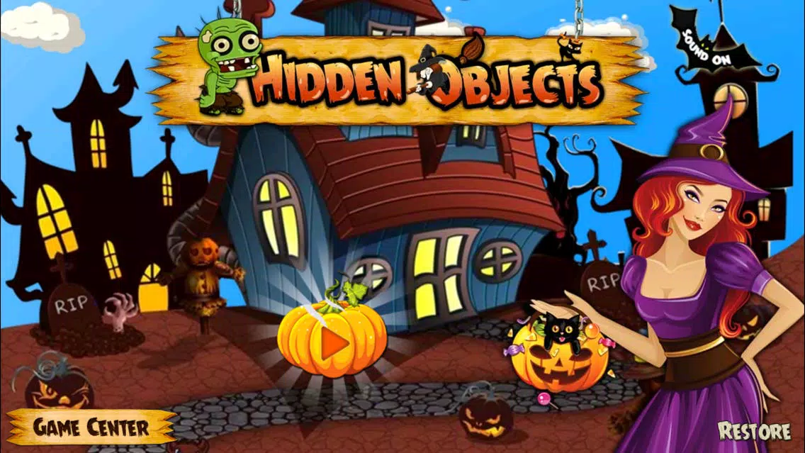 2014 Halloween party with friends : hidden objects 스크린샷