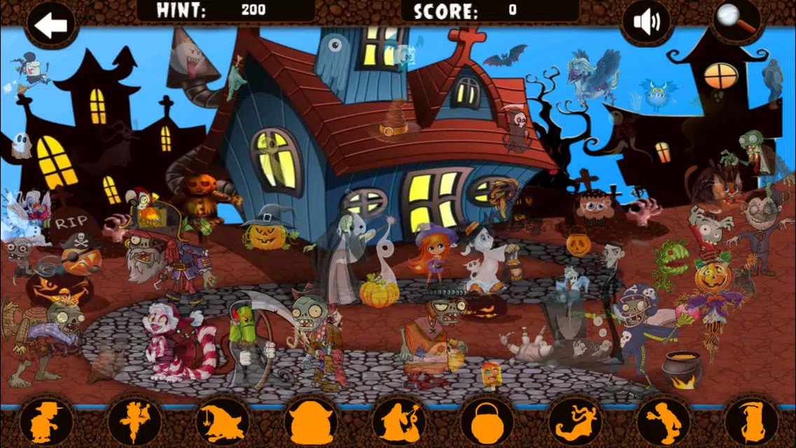 2014 Halloween party with friends : hidden objects 스크린샷