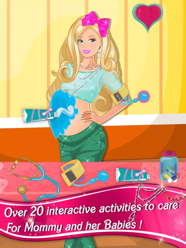 Tangkapan skrin Princess New baby Born free games iPad 