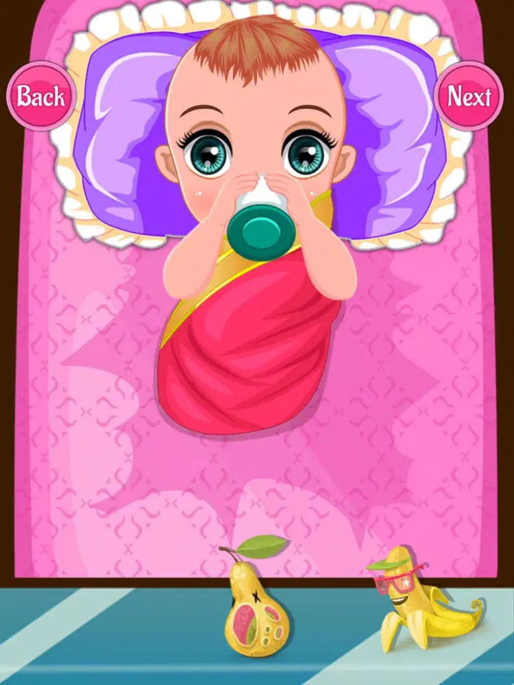 Tangkapan skrin Princess New baby Born free games iPad 