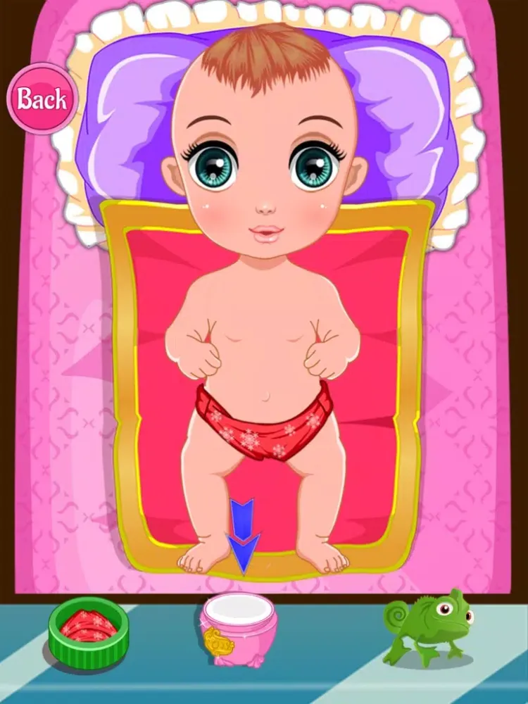 Tangkapan skrin Princess New baby Born free games iPad 
