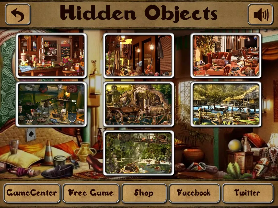 Capturas de pantalla de GrandMother House - Hidden Objects iPad 