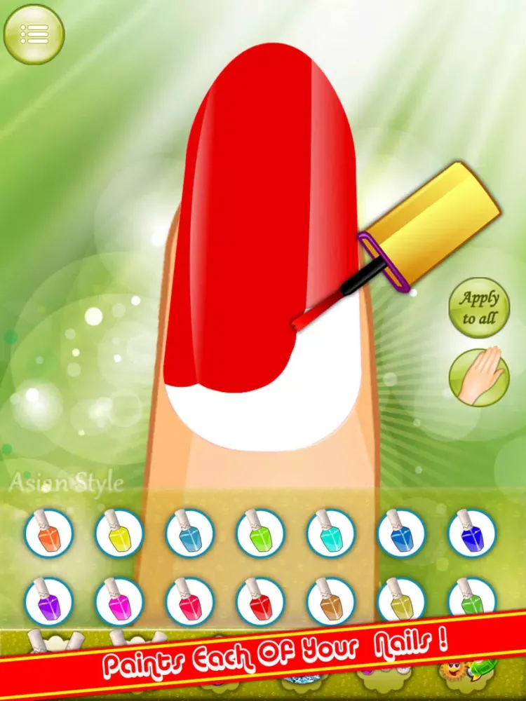 Captures d'écran de High School Teenage Nail Art Christmas party iPad 