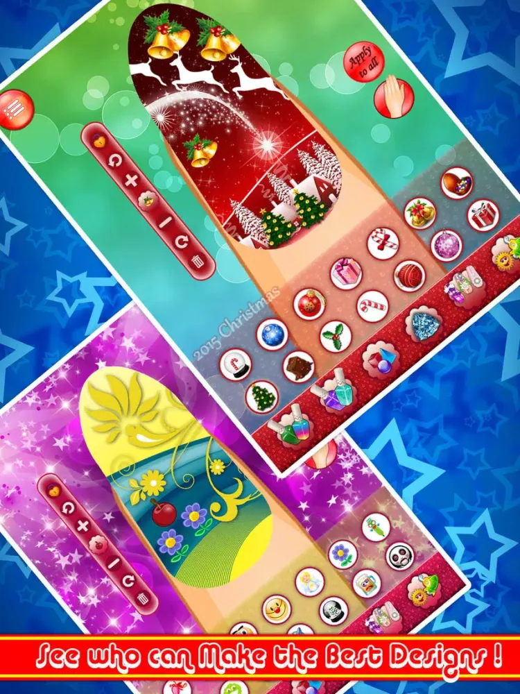 Captures d'écran de High School Teenage Nail Art Christmas party iPad 