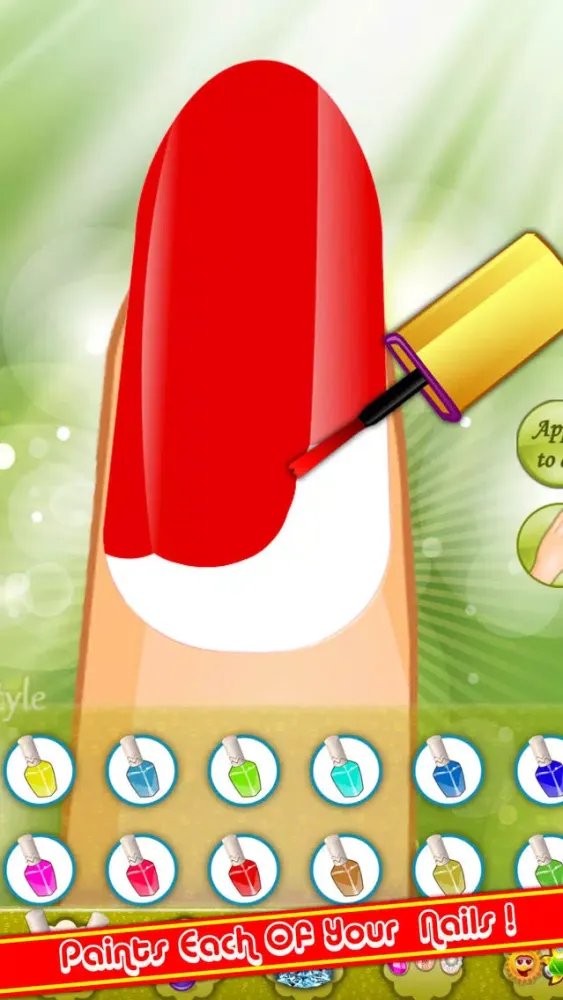 Captures d'écran de High School Teenage Nail Art Christmas party