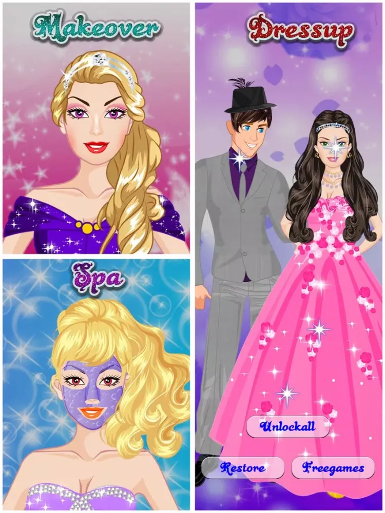 Princess Dating Spa , Makeover ,Dressup -Free Kids games iPad  स्क्रीनशॉट