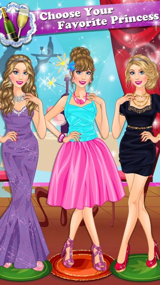 Ảnh chụp màn hình của Princess dinner party makeover