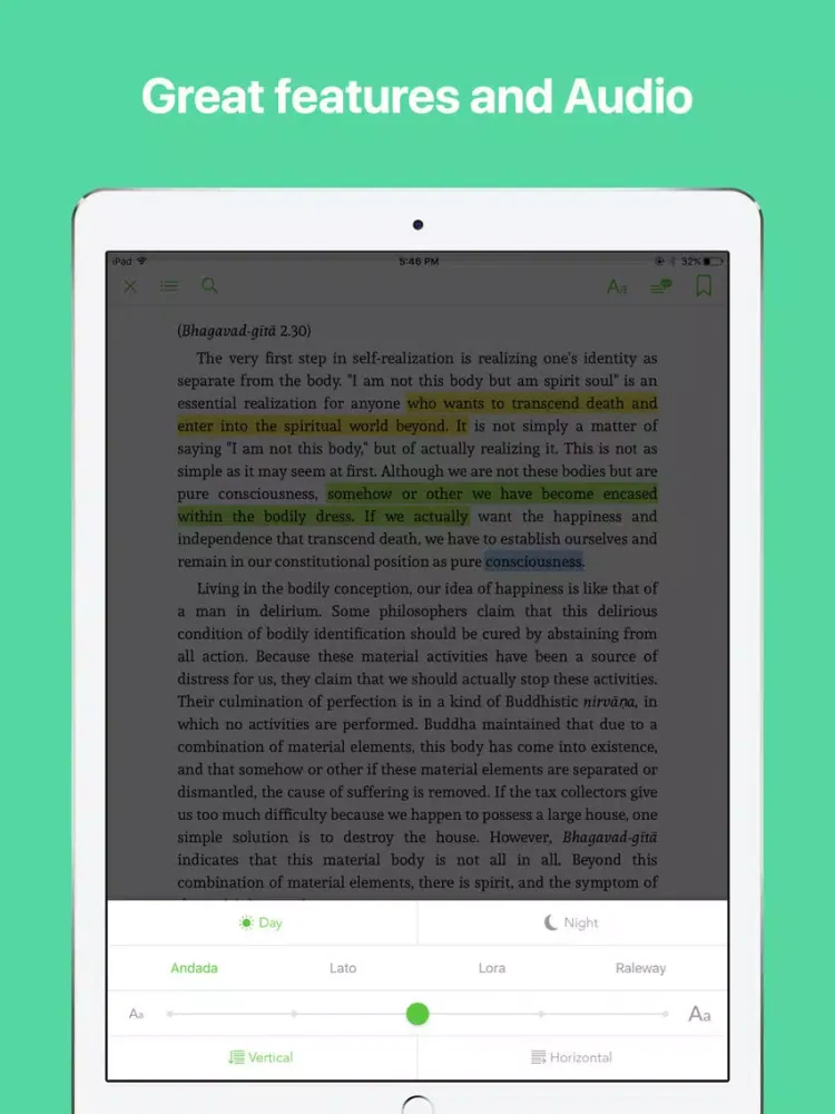 Vedas Collections iPad  Screenshots