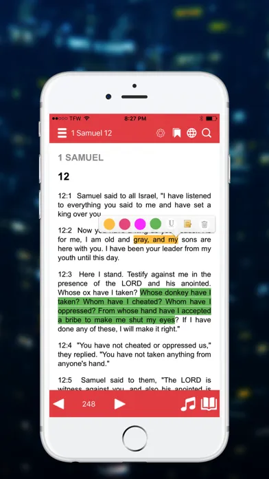 Screenshot di NASB Bible (Audio)