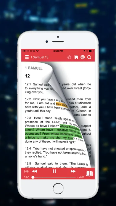 Screenshot di NASB Bible (Audio)