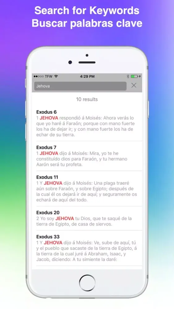 Zrzuty ekranu Spanish Bible Audio Español Audio Biblia