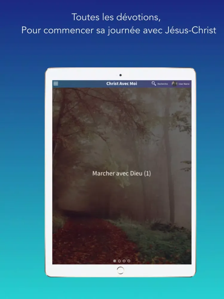 Christ Avec Moi Ministries iPad  スクリーンショット