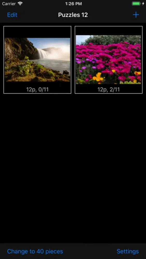 Jigsaw Puzzles, 12+/40+ pieces Ekran Görüntüleri