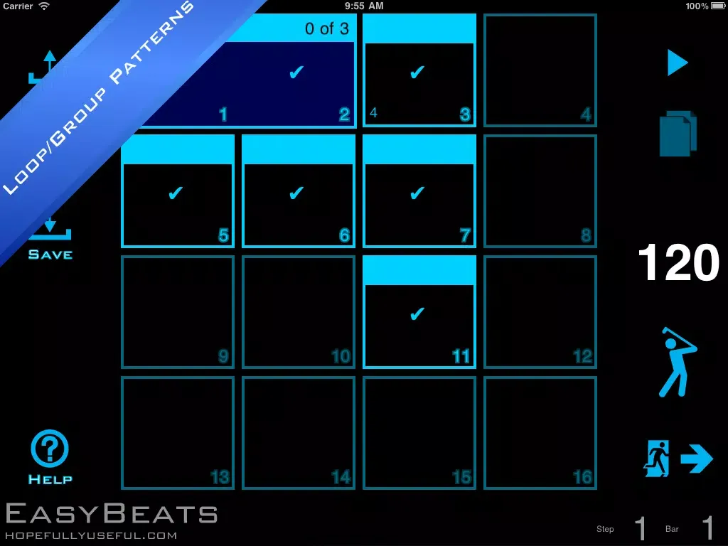 EasyBeats 2 Pro Drum Machine - Beat or Program Drums! iPad  स्क्रीनशॉट