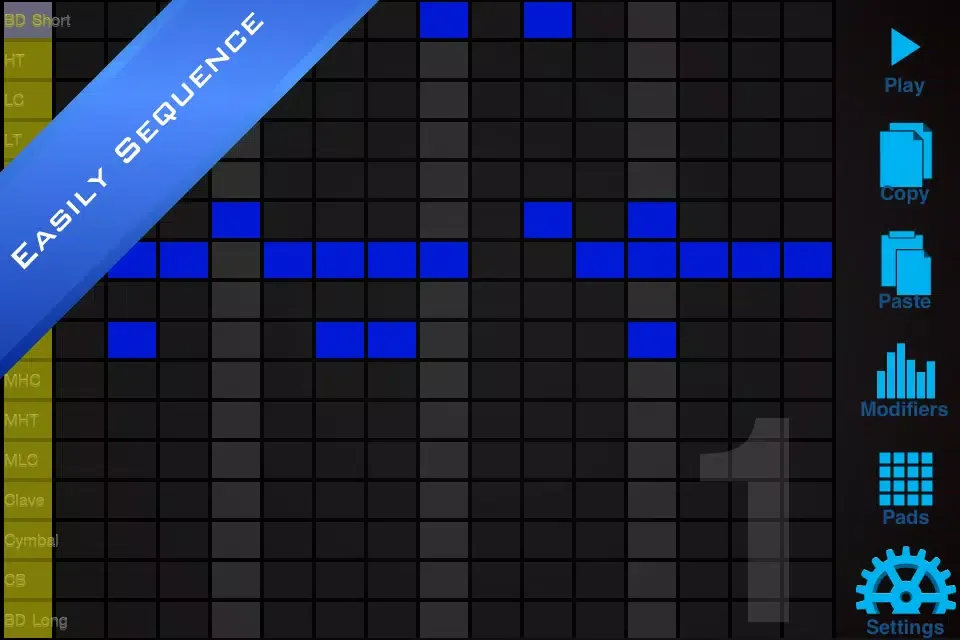 EasyBeats 2 Pro Drum Machine - Beat or Program Drums! स्क्रीनशॉट