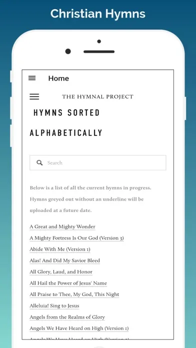 Christian Hymns App应用截图