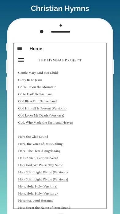 Christian Hymns App应用截图