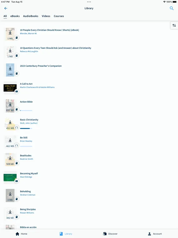 Christian360 iPad  Screenshots