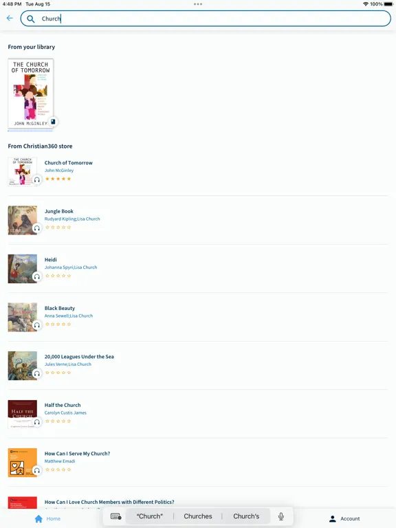 Christian360 iPad  Screenshots
