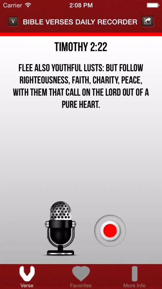 Bible Verses Daily Recorder Screenshots