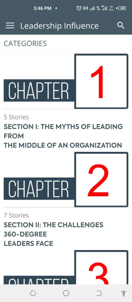 Captures d'écran de 360 Leadership
