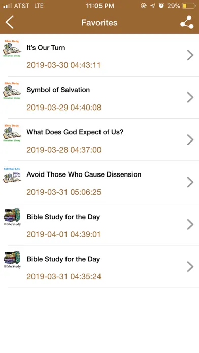 Daily Bible Studies Screenshots