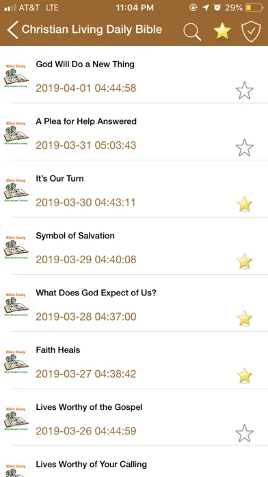 Daily Bible Studies Screenshots