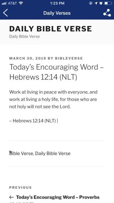 Daily Verses for Thought Ekran Görüntüleri