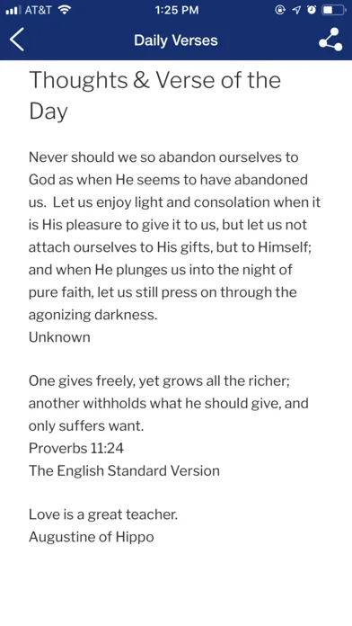 Daily Verses for Thought Ekran Görüntüleri