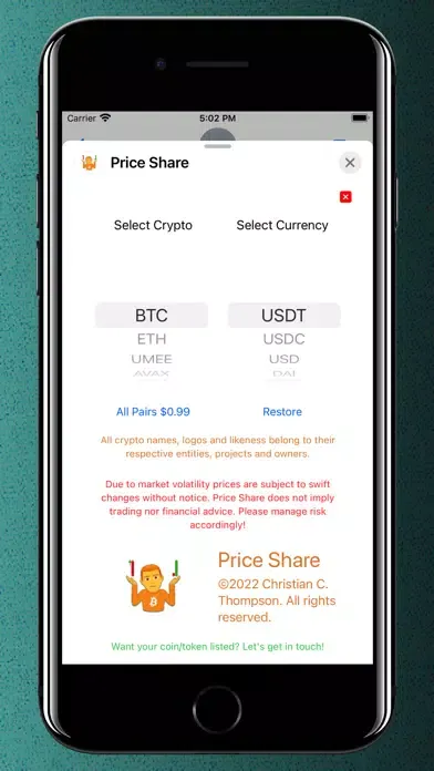 Price Share! Screenshots