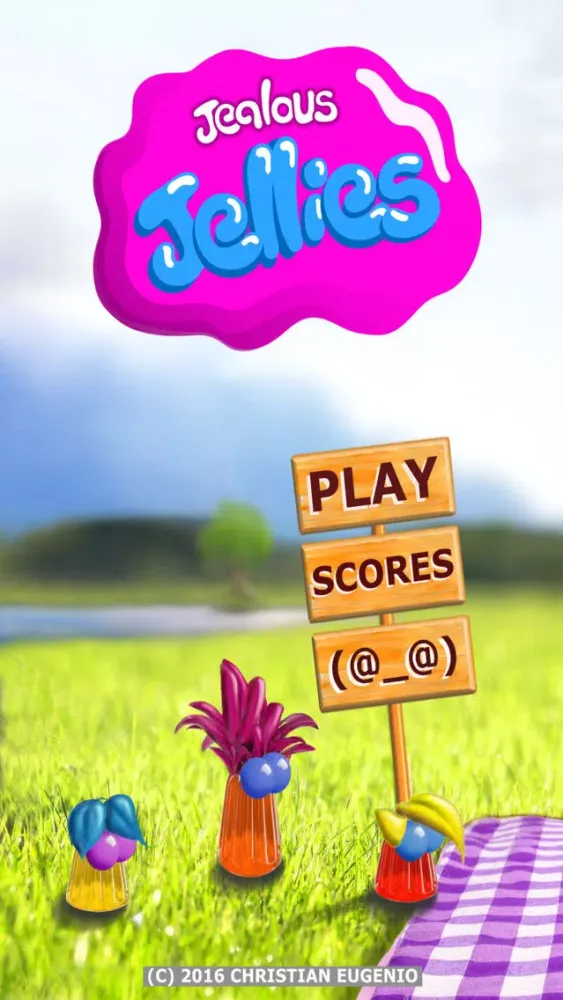 Tangkapan layar Jealous Jellies - jelly smasher craziness.