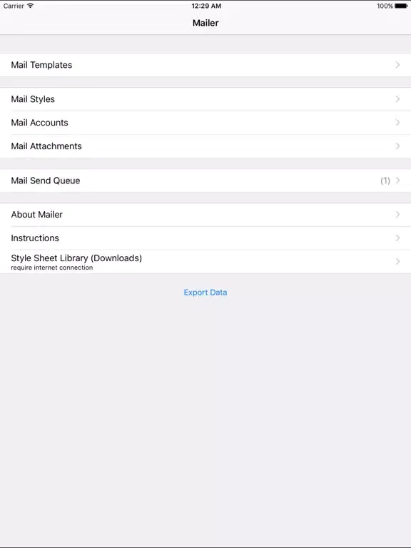 Mailer - Newsletters and Group Mail with HTML iPad 应用截图