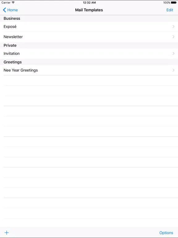 Mailer - Newsletters and Group Mail with HTML iPad 应用截图