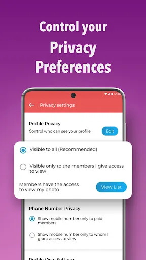 Christian Matrimony App Screenshots