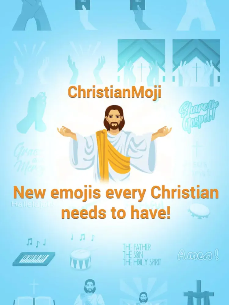 ChristianMoji - Christianity Emojis & Stickers iPad  سکرین شاٹس
