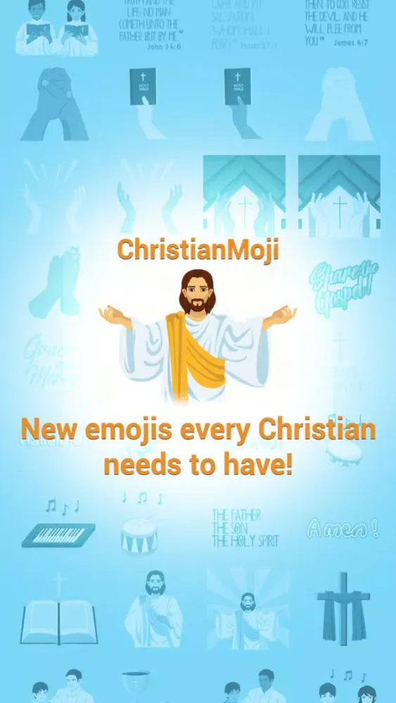 ChristianMoji - Christianity Emojis & Stickers سکرین شاٹس