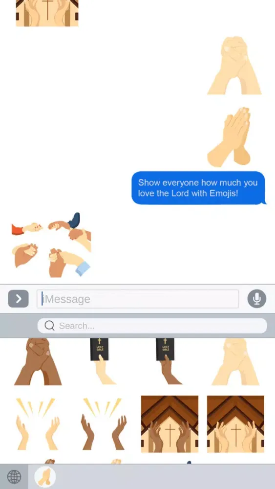 ChristianMoji - Christianity Emojis & Stickers سکرین شاٹس