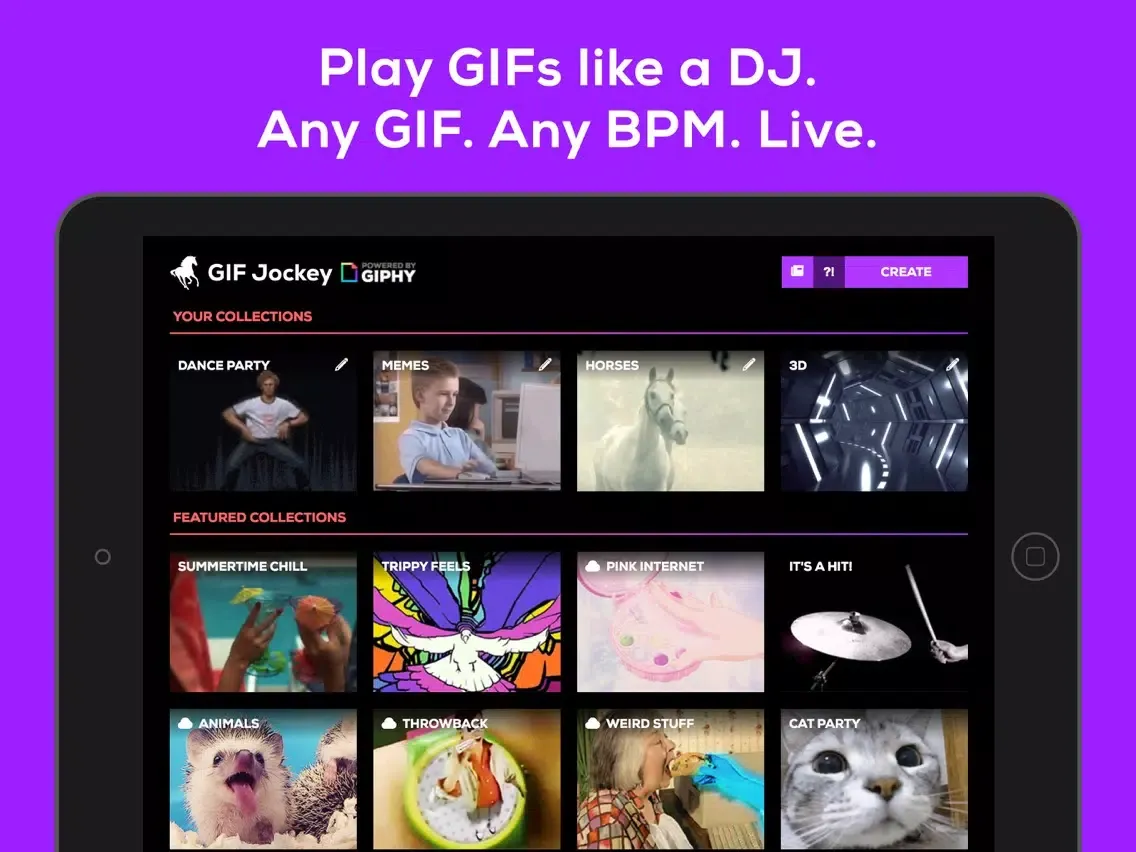 Capturas de pantalla de GIF Jockey - Play your GIFs like a DJ iPad 