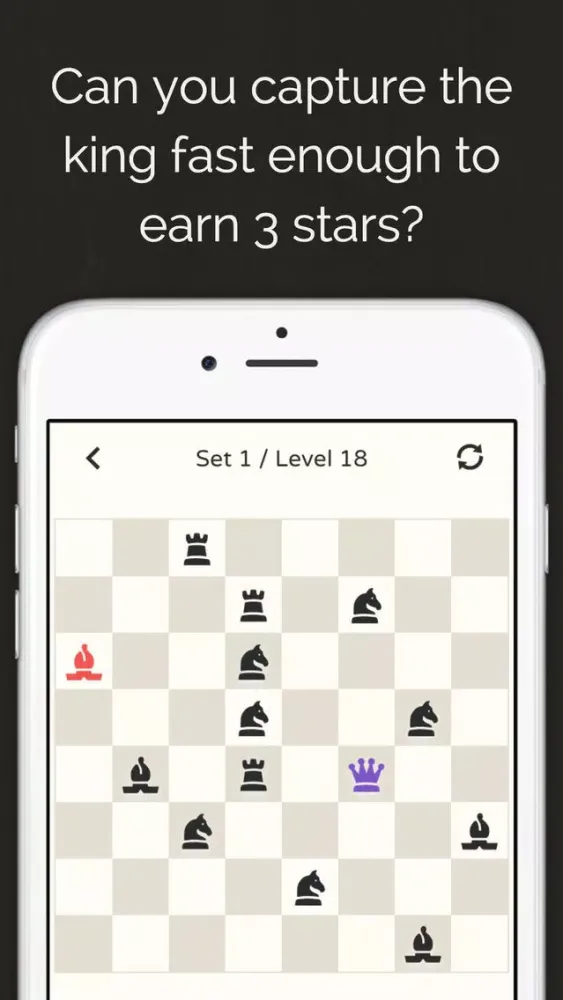 Ảnh chụp màn hình của No More Kings - Chess Puzzle