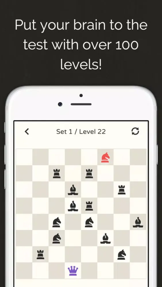 Ảnh chụp màn hình của No More Kings - Chess Puzzle