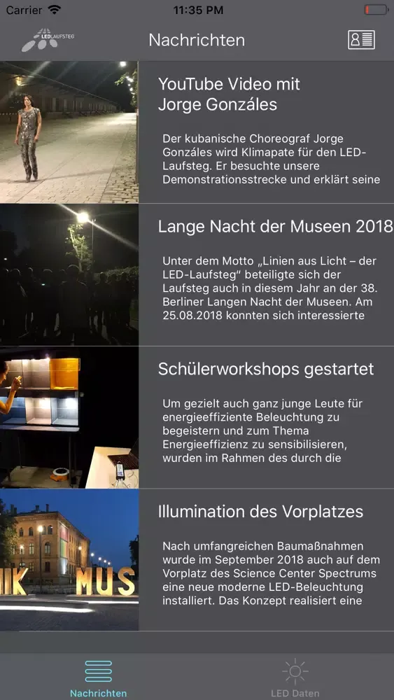 LED Laufsteg Berlin स्क्रीनशॉट