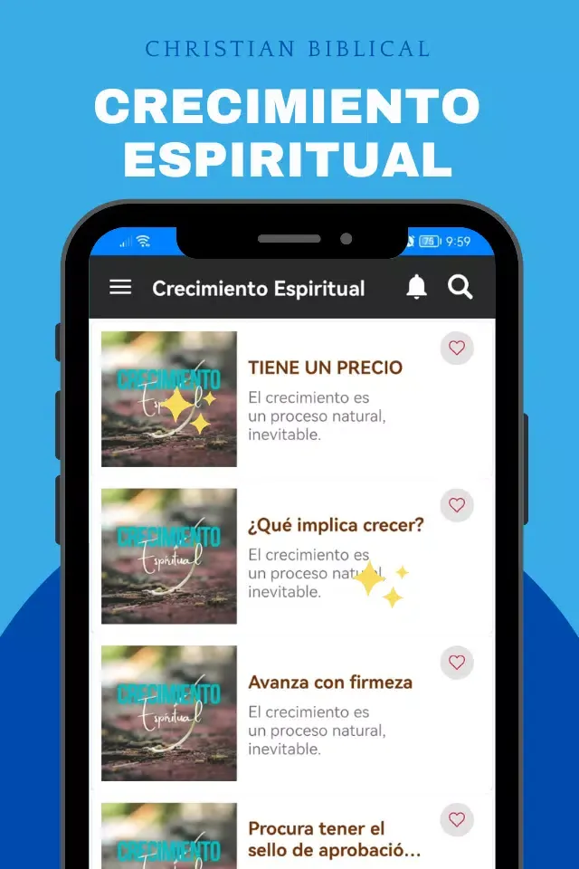 Crecimiento Espiritual Estudio Screenshots