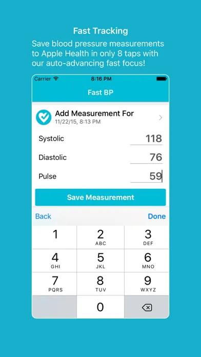 تصاویر Fast BP - Blood Pressure Log & Tracker