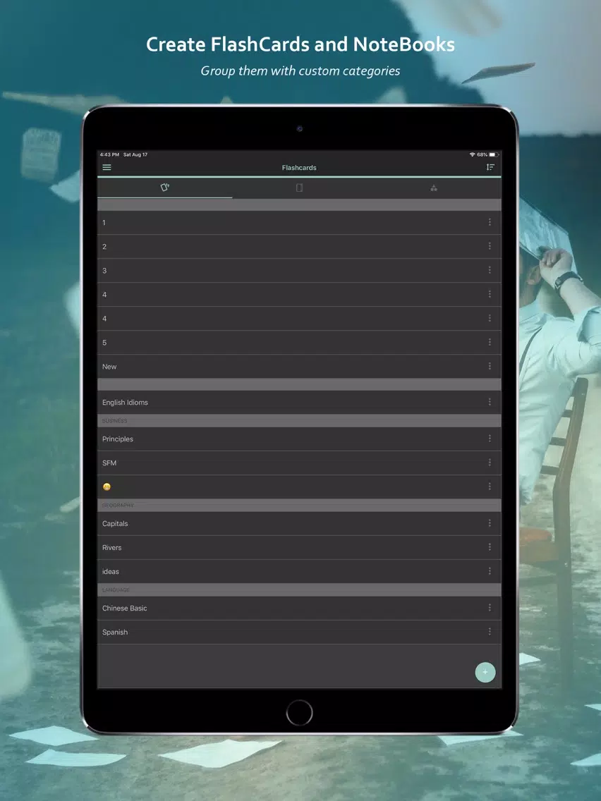 Fefet: Learn Flashcard & Note iPad  スクリーンショット