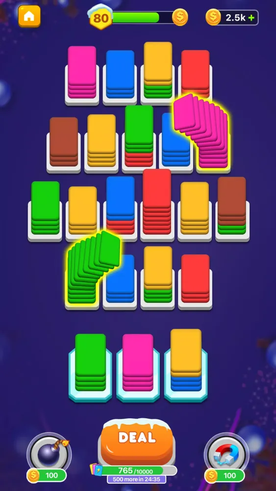 Christmas Card Shuffle Sort Screenshots