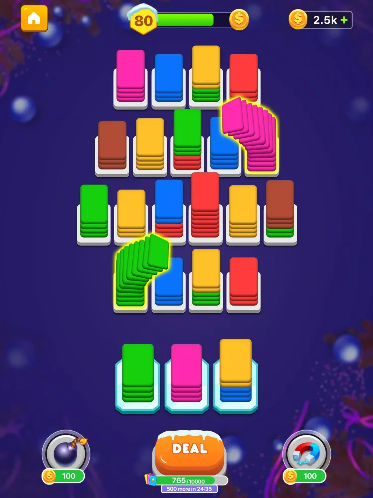 Christmas Card Shuffle Sort Screenshots