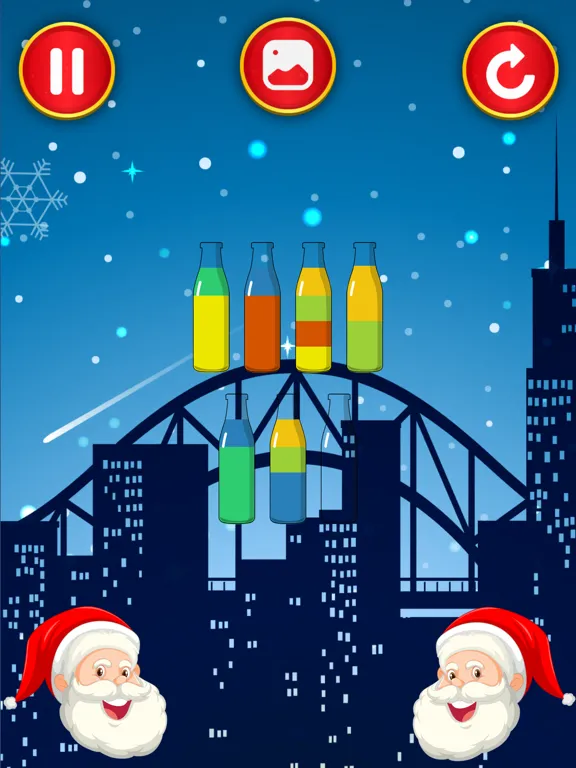 Capturas de tela do Christmas Color Fun-Pour Game iPad 