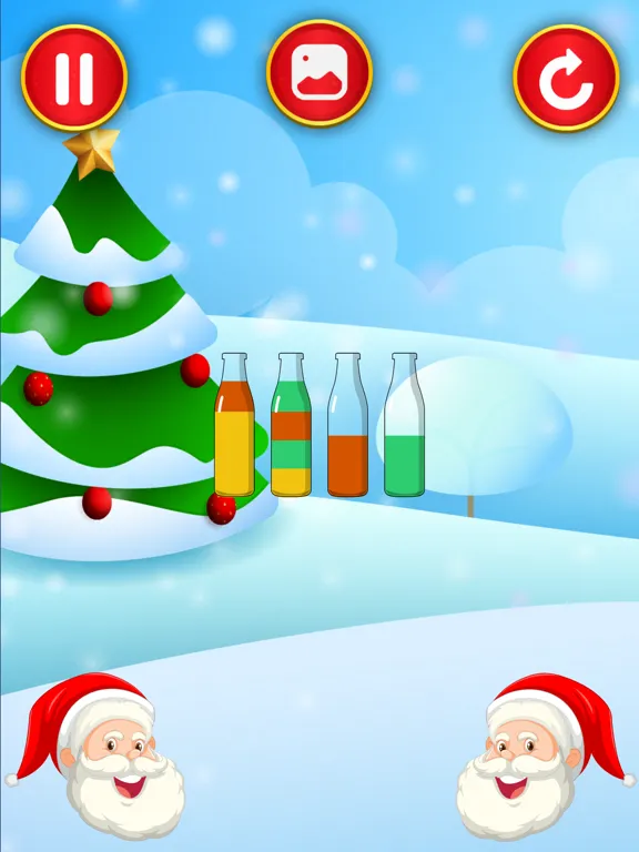 Capturas de tela do Christmas Color Fun-Pour Game iPad 