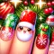 Christmas Nail Salon Art