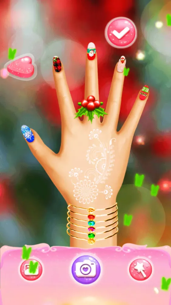 Скриншоты Christmas Nail Salon Art